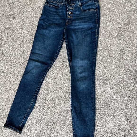 Good American jeans. Good waist high rise skinny. - Picture 2 of 4
